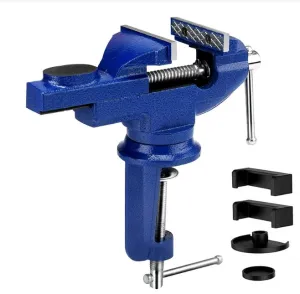 2 in 1 Vise - Universal Wide Application 360 Degree Rotation High Hardness for Woodworking