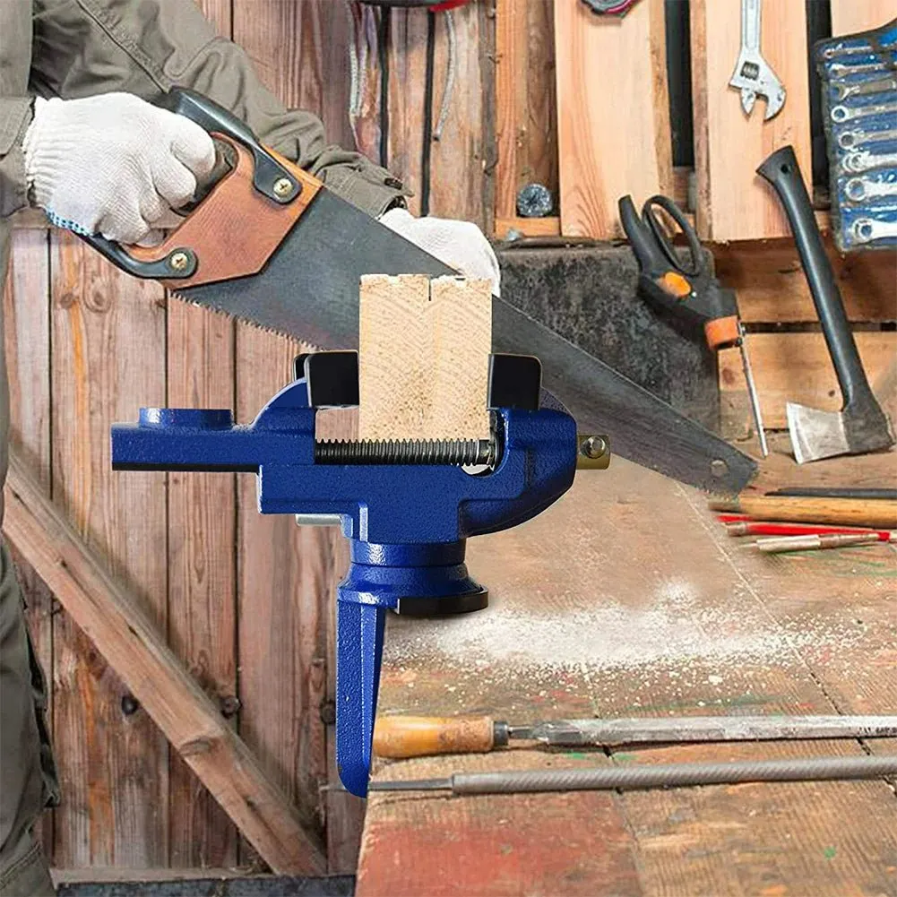 2 in 1 Vise - Universal Wide Application 360 Degree Rotation High Hardness for Woodworking