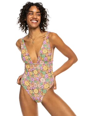 All About Sol One Piece Swimsuit in Rootbeer