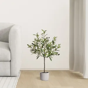 Artificial Potted Mini Olive Tree