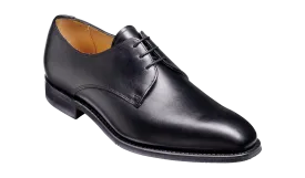 Barker St Austell  Plain fronted Derby Shoe - Black Calf