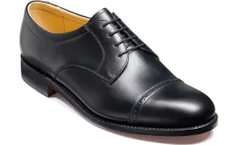 Barker Staines Toe-Cap Shoe -  Black Calf