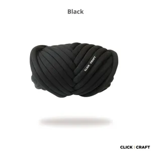 Black - Cotton Tube Yarns