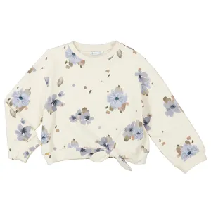 Blue Flower Pullover