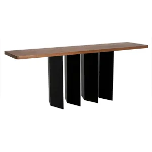 Delta  Wood and Steel Rectangle Console Table