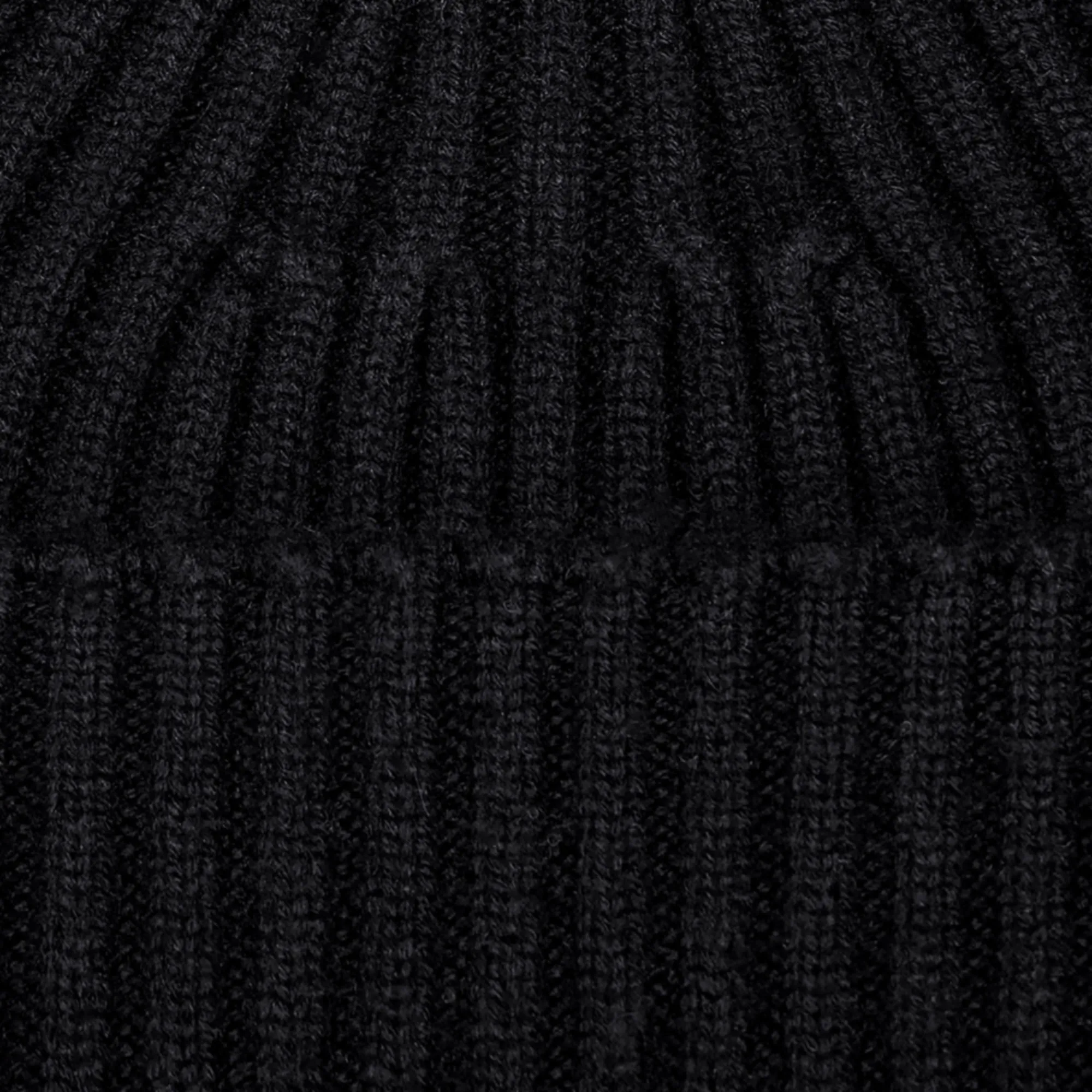 Heavyweight Merino Cashmere Ribbed Beanie