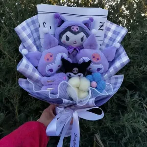 Luxurious Plush Blossom Surprise Bouquet