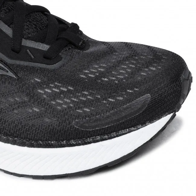 Mens Saucony Triumph 19 Running Shoes - Lightweight Cushioned, Breathable, Black/White