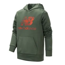 New Balance Boys Slate Green Graphic Hoodie