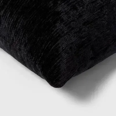 New - Oversized Velvet Rib Textured Square Throw Pillow - Threshold