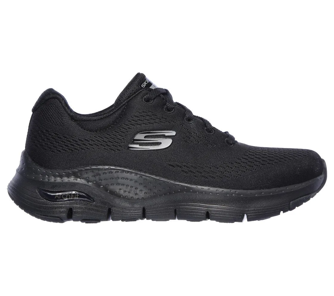 Skechers 149057 /BBK Big Appeal Black Arch Fit Trainers