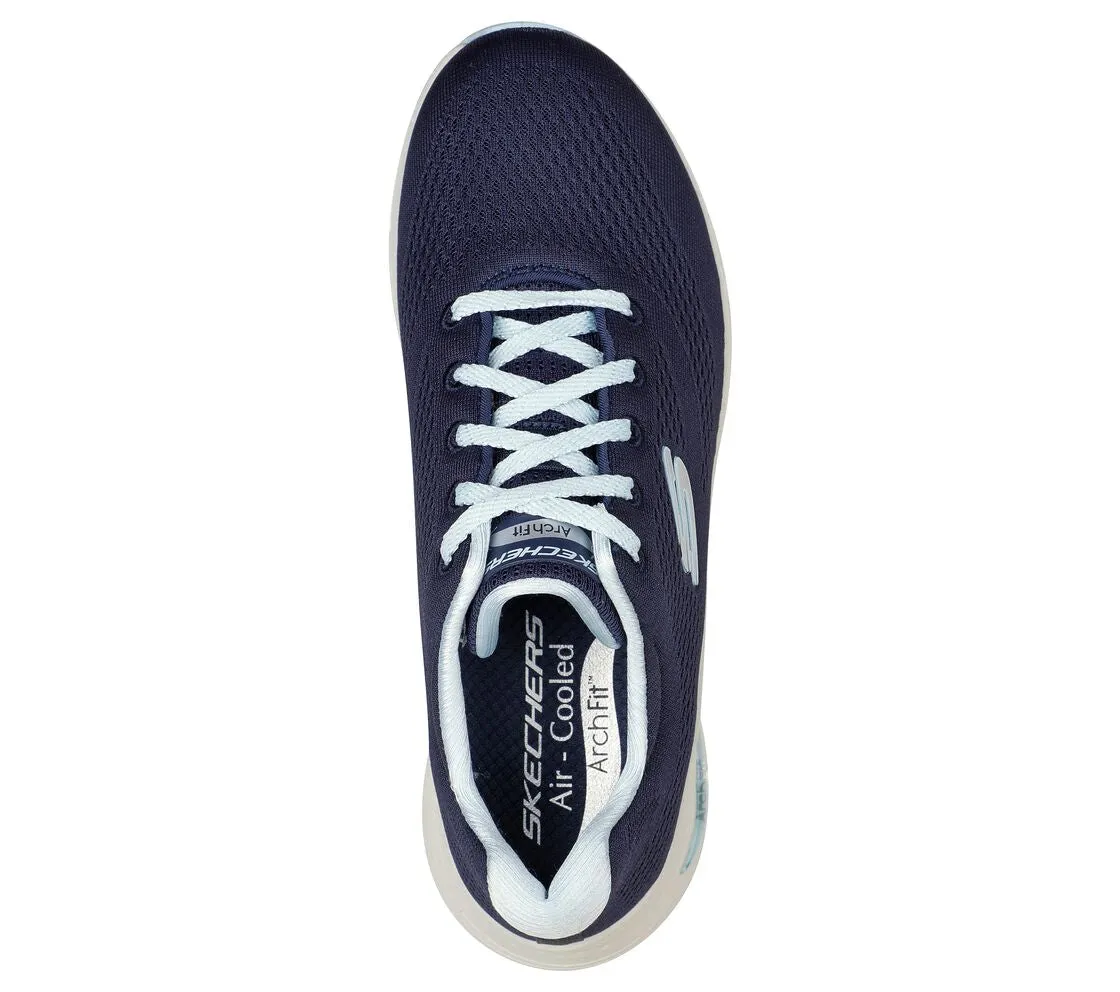 Skechers 149057/NVLB Big Appeal Navy/Light Blue Arch Fit Trainers