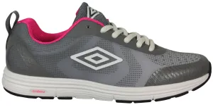 Umbro Honiara Runners Womens Running Trainers Grey Neon Pink