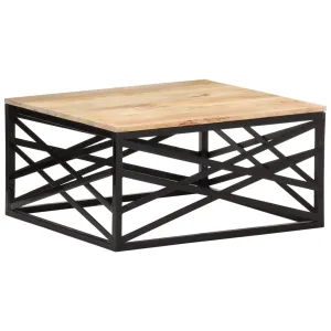 vidaXL Coffee Table 68x68x35 cm Solid Mango Wood