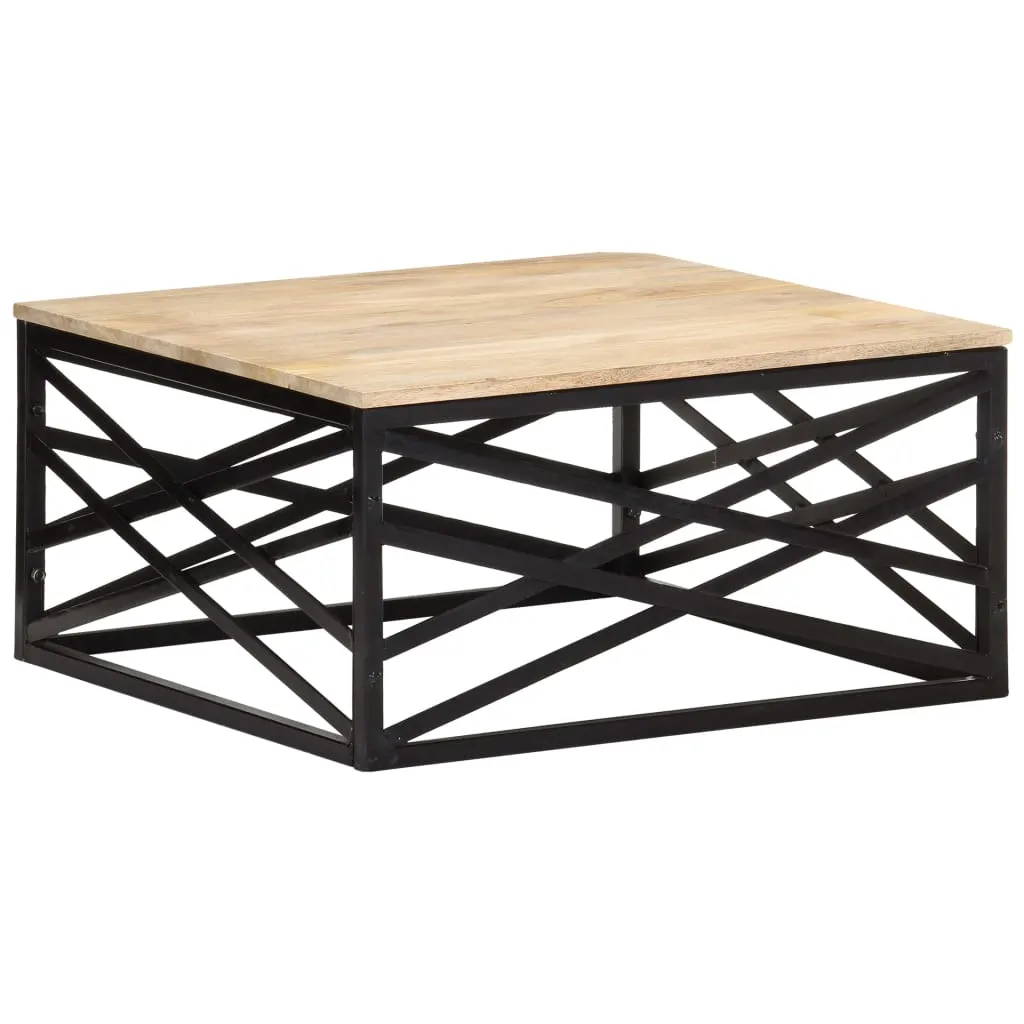 vidaXL Coffee Table 68x68x35 cm Solid Mango Wood