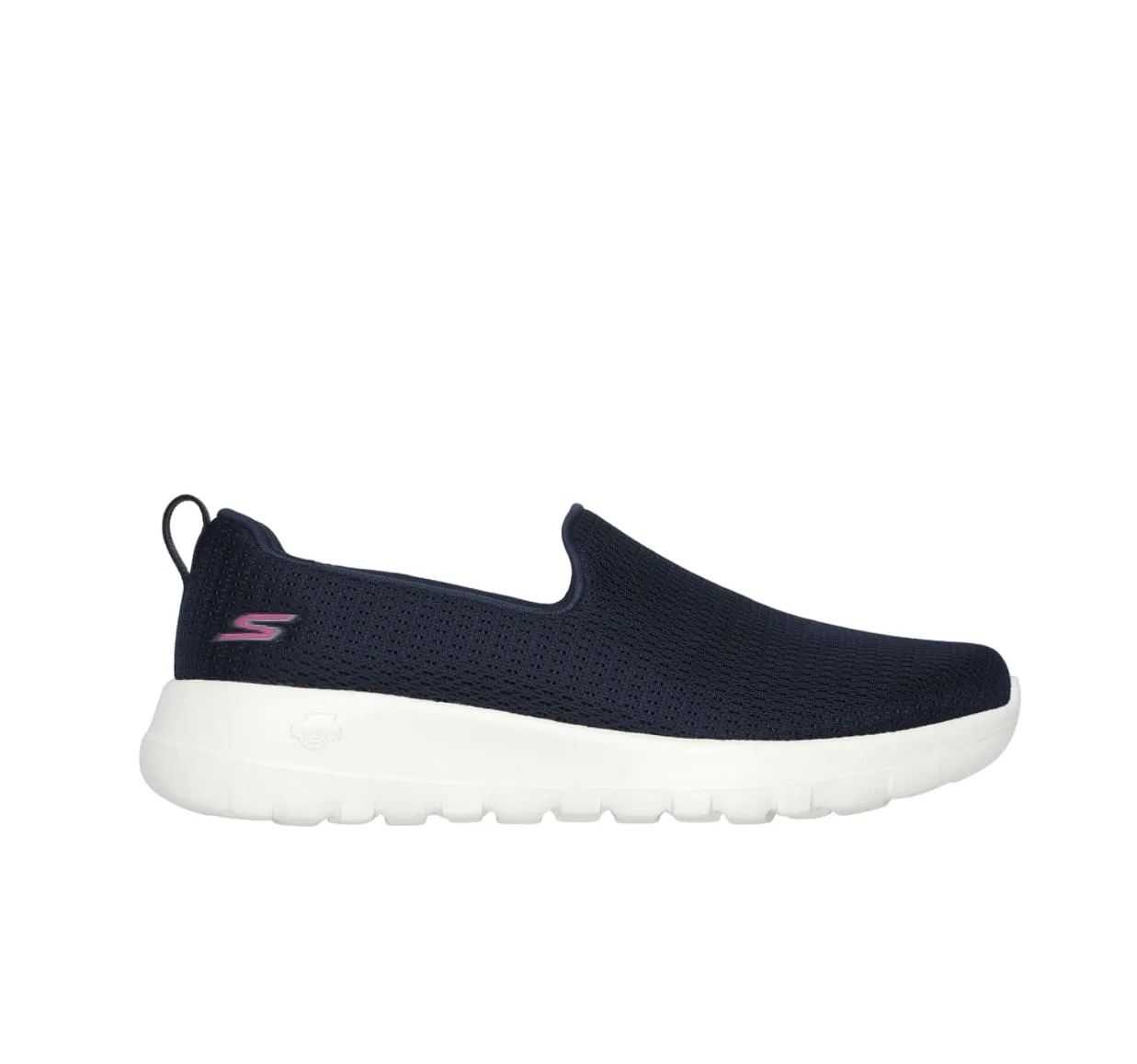 Womens Skechers Go Walk Joy - Aurora Wide Navy/White Slip On Sneaker Shoes