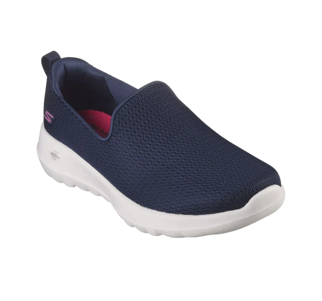 Womens Skechers Go Walk Joy - Aurora Wide Navy/White Slip On Sneaker Shoes